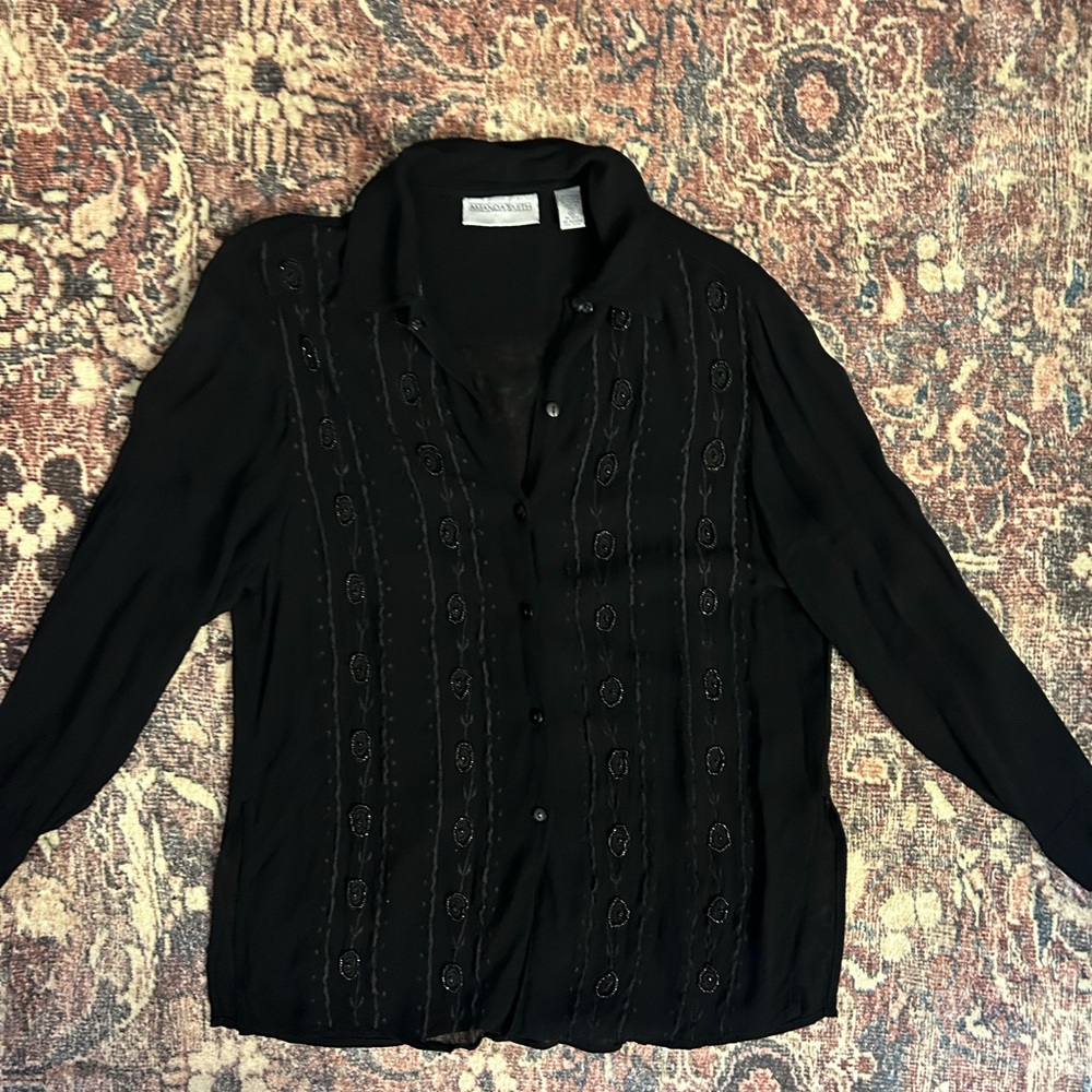 Amanda Smith Elegant Black Top